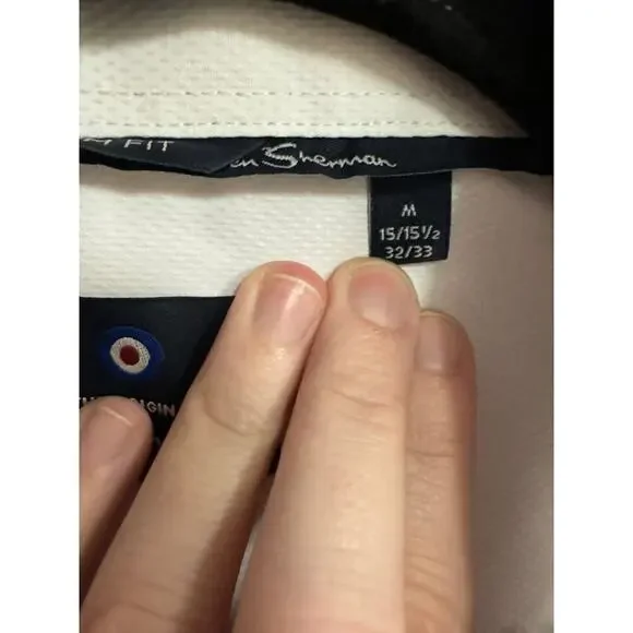 NWT Ben Sherman textured teardop button down shirt - Picture 5 of 6